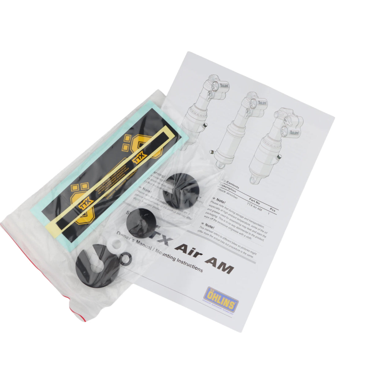 Öhlins Dämpfer TTX1 Air 210x55 mm Universal - RAAAD.de