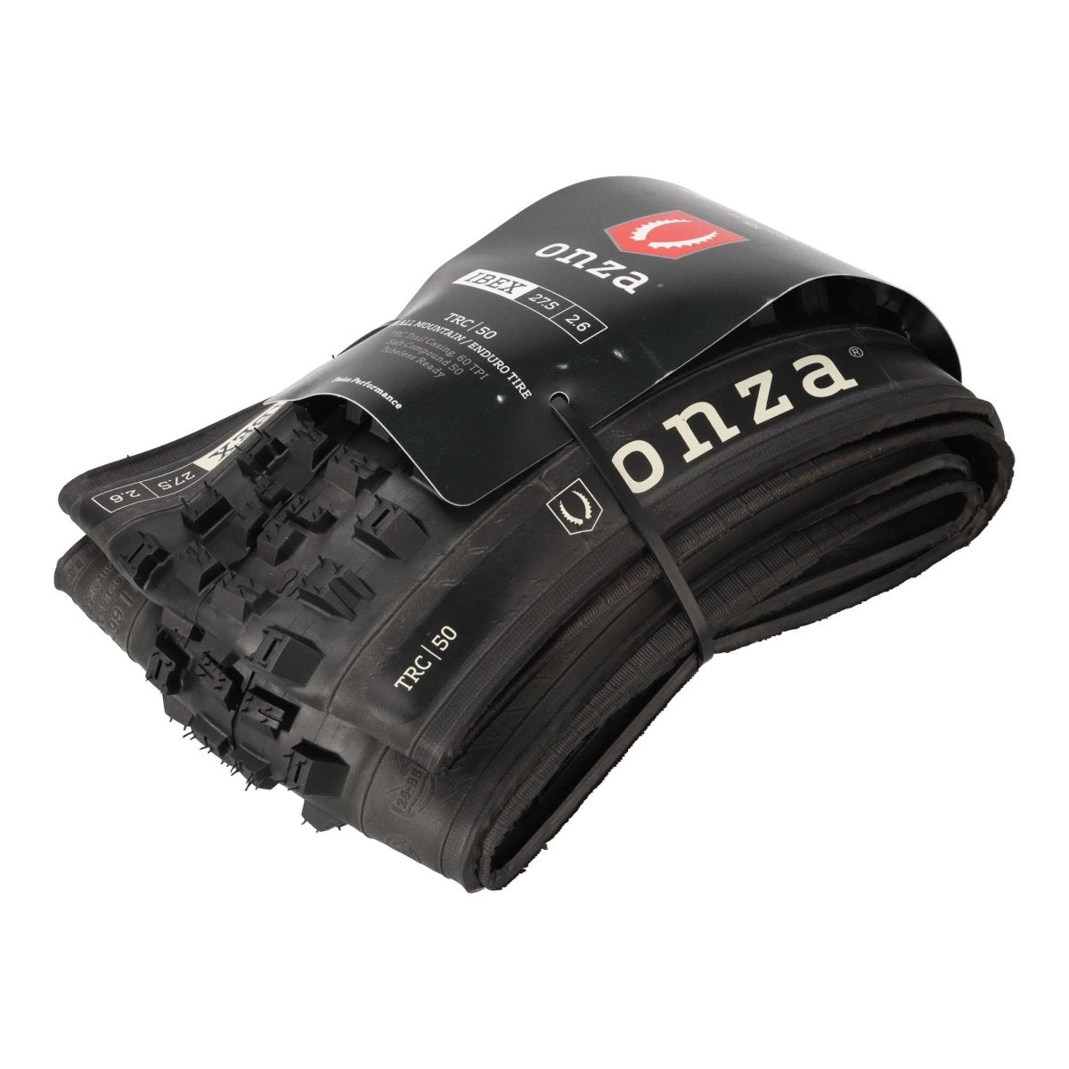ONZA Ibex 27,5 x 2,60" MTB Reifen | TRC 60 TPI | Soft Compound 50 | Tubeless Ready | Schwarz - RAAAD.de