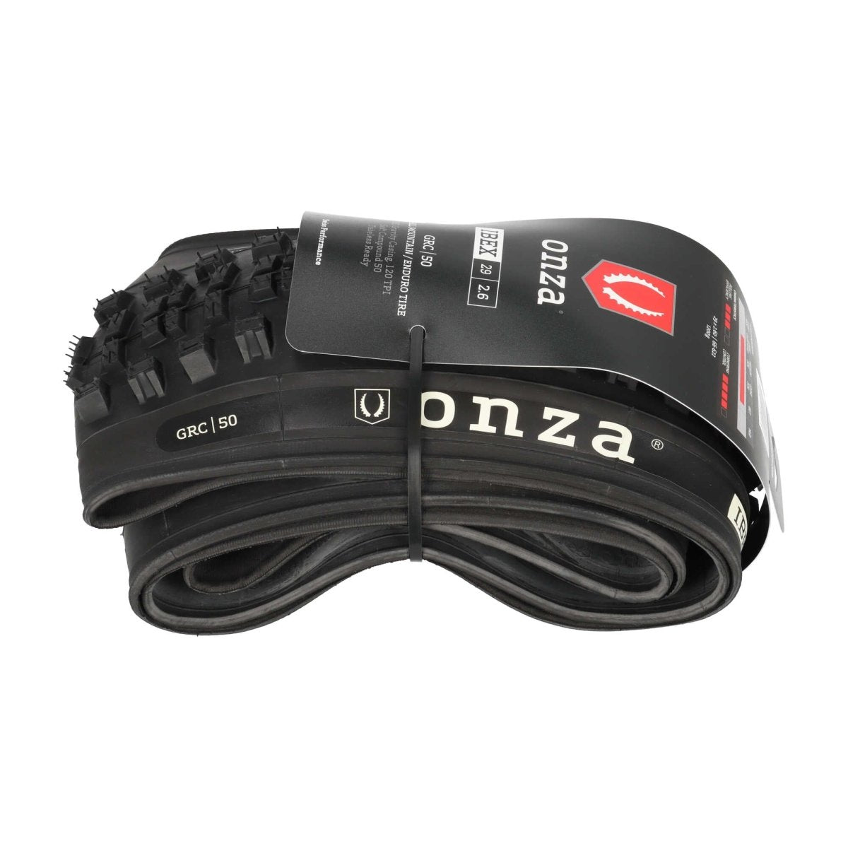 Onza Ibex 29 x 2,60" GRC 120TPI Soft Compound 50 Tubless Ready Faltreifen Schwarz - RAAAD.de