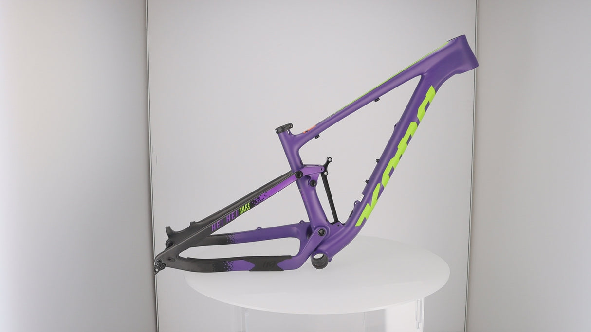 Kona Hei Hei Race Supreme Carbon Rahmen 29" | MTB XC Fully 100 mm | Lila | Modell 2018 | Größe S
