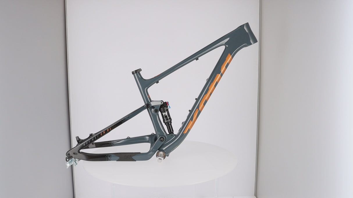 Kona Hei Hei CR DL Carbon Rahmen 29" | MTB XC/Trail Fully | inkl. FOX DPS Dämpfer | Grau | Modell 2019 | Größe M