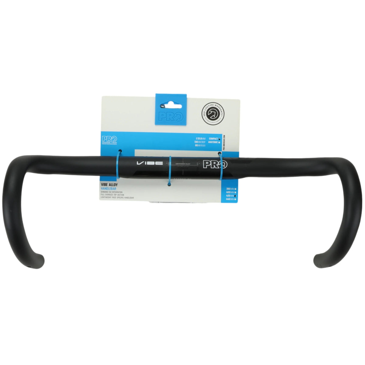 PRO Vibe Alu Rennradlenker 38 cm Kompakt 31.8 mm –