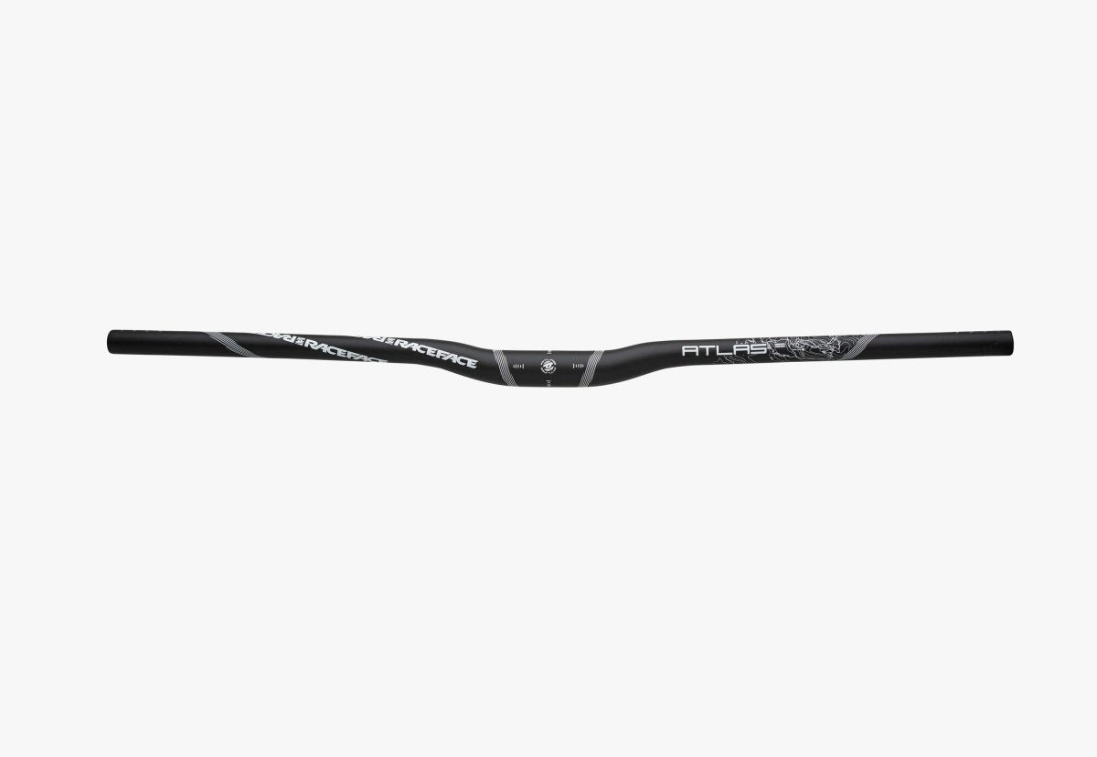 Race Face Atlas Lenker 31.8 x 785 mm | 13 mm Rise | Aluminium | schwarz/weiß - RAAAD.de