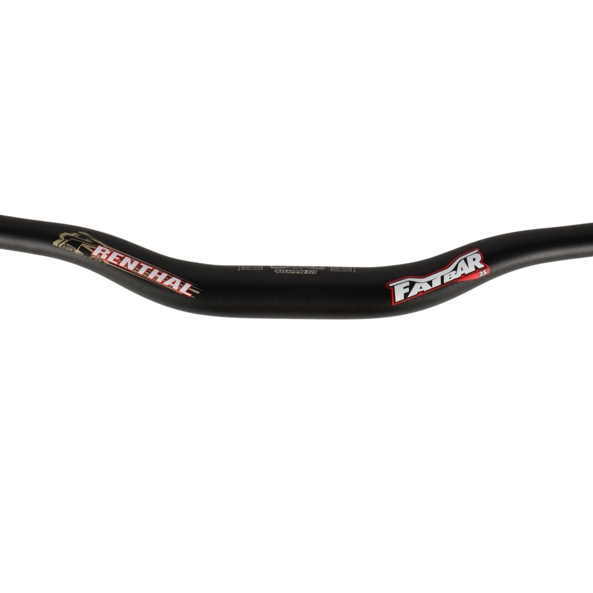 Renthal Fatbar 35 Lenker 800 mm | 35 mm Klemmung | 30 mm Rise | Aluminium | schwarz - RAAAD.de
