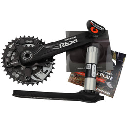 ROTOR INpower REX 1.2 Kurbel Powermeter 175 mm 36/22T Q-Rings (2x11-fach)