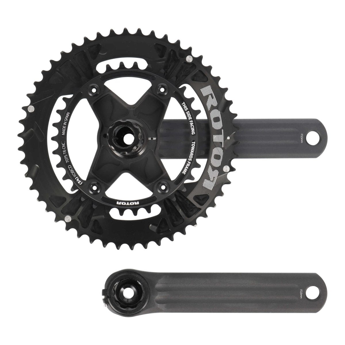 rotor kurbel rennrad ROTOR Vegast Kurbel | 172.5 mm | 34/50 Zähne