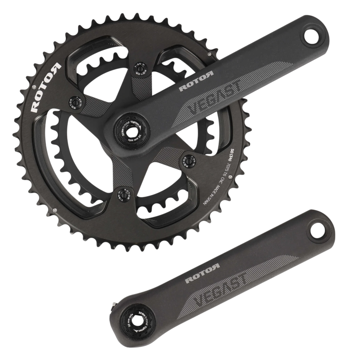 ROTOR Vegast Kurbel 172,mm 34/50 Zähne (2x10 - /11 - /12 - fach) - RAAAD.de