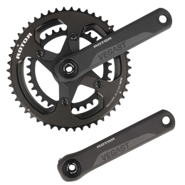 ROTOR Vegast Kurbel | 172.5 mm | 34/50 Zähne | 2x10/11/12-fach kompatibel