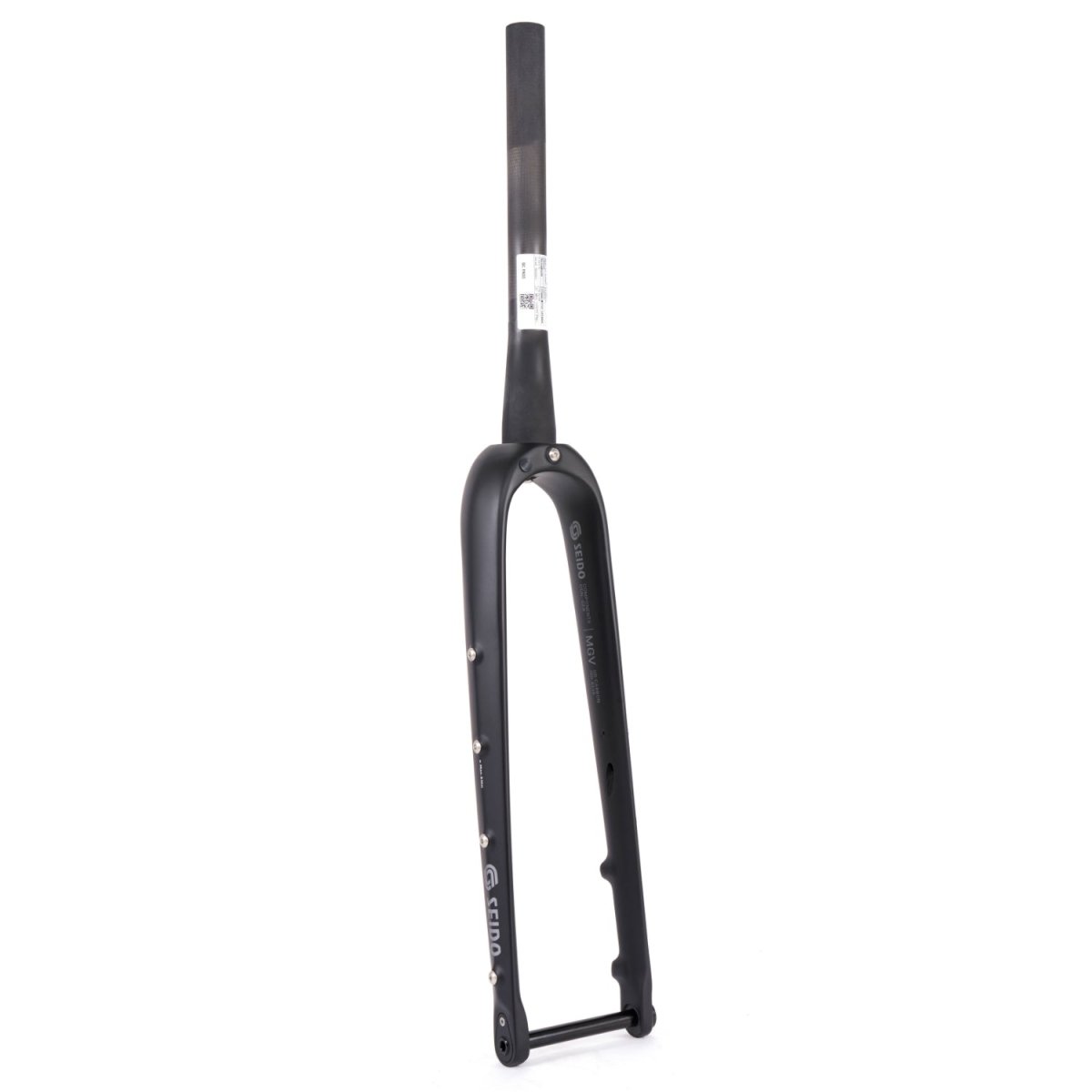 Seido MGV CARBON Gabel black 53mm Flat Mount 1 1/8'' - 1 1/2'' konisch 27.5''/29'' TA 12x100mm - RAAAD.de