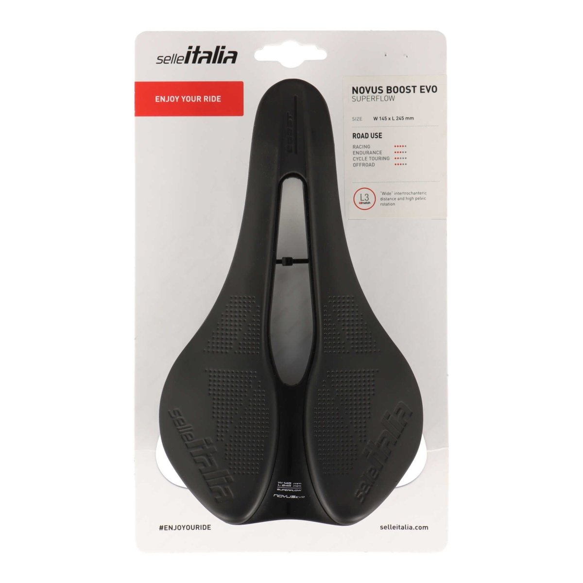 Selle Italia Novus Boost EVO Superflow X-Tech Sattel | 145 x 245