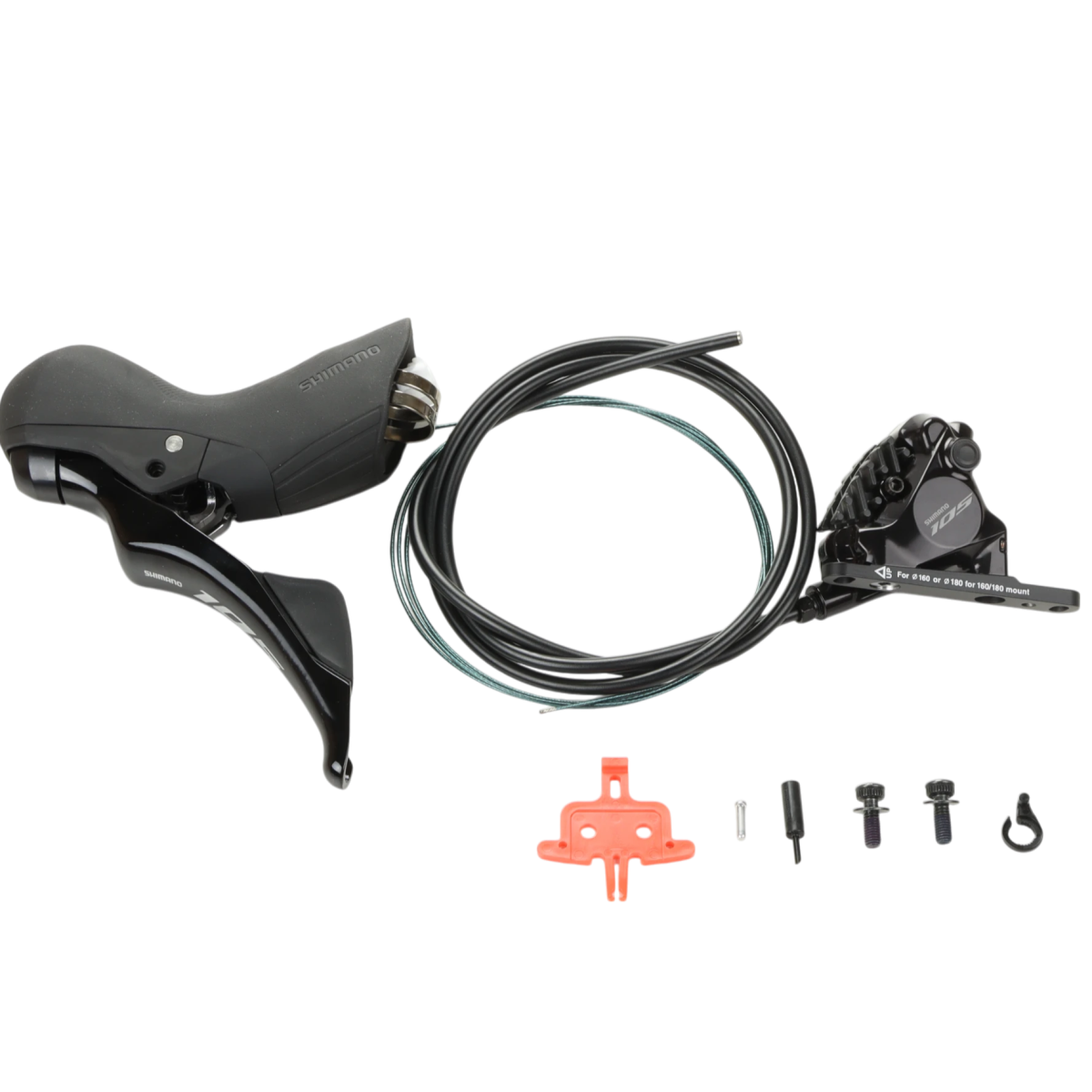 Shimano 105 Schalthebel mit Scheibenbremse ST - R7120 / BR - R7170 links vorne (2x12 - fach) - RAAAD.de