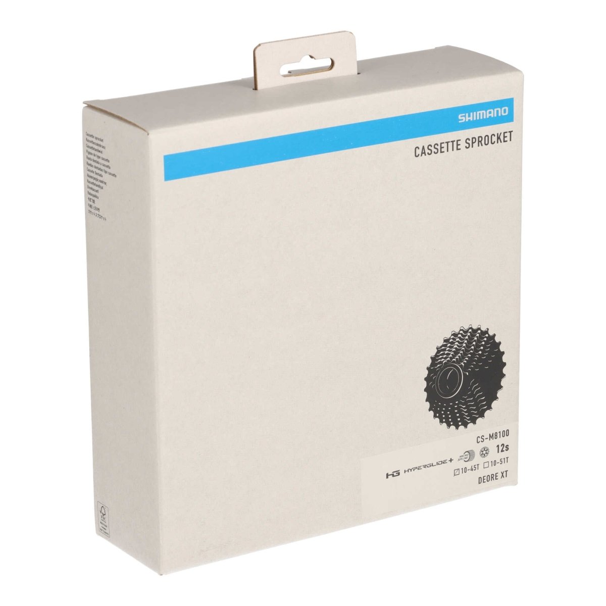 Shimano Deore XT CS - M8100 Kassette 12 - fach | 10 - 45 Zähne | Hyperglide+ | MTB - RAAAD.de