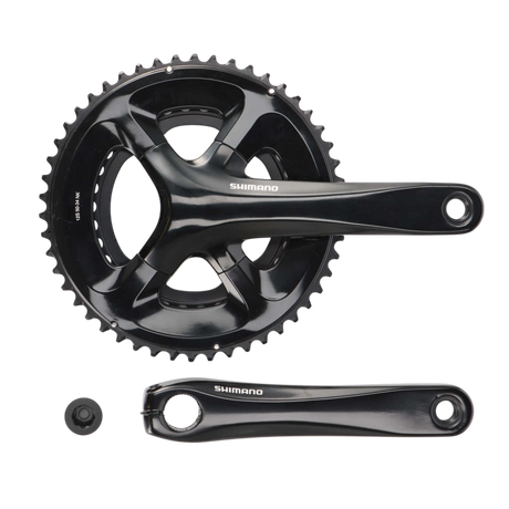 Shimano FC - RS520 Kurbel 175 mm Kettenblätter 34/50T (2x12 - fach) - RAAAD.de
