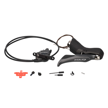 Shimano GRX ST - RX810 Schalthebel BR - RX810 Scheibenbremse Flatmount rechts hinten (11 - fach) mit Adapter - RAAAD.de