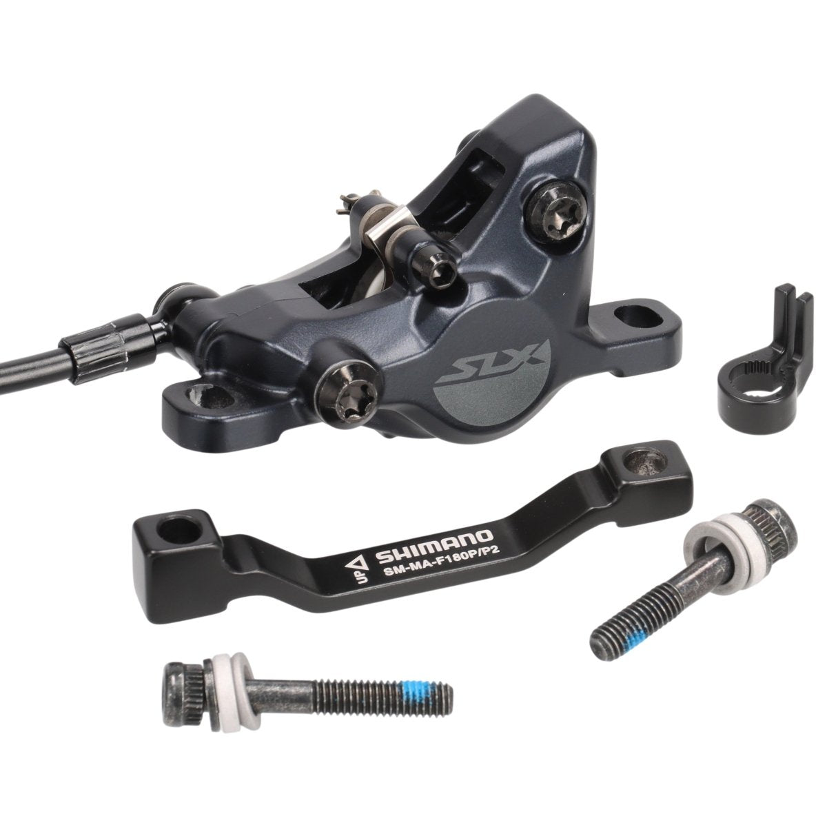 Shimano SLX M7100 Scheibenbremse | 2-Kolben | Vorderbremse | I-Spec EV | inkl. 20 mm Postmount Adapter - RAAAD.de