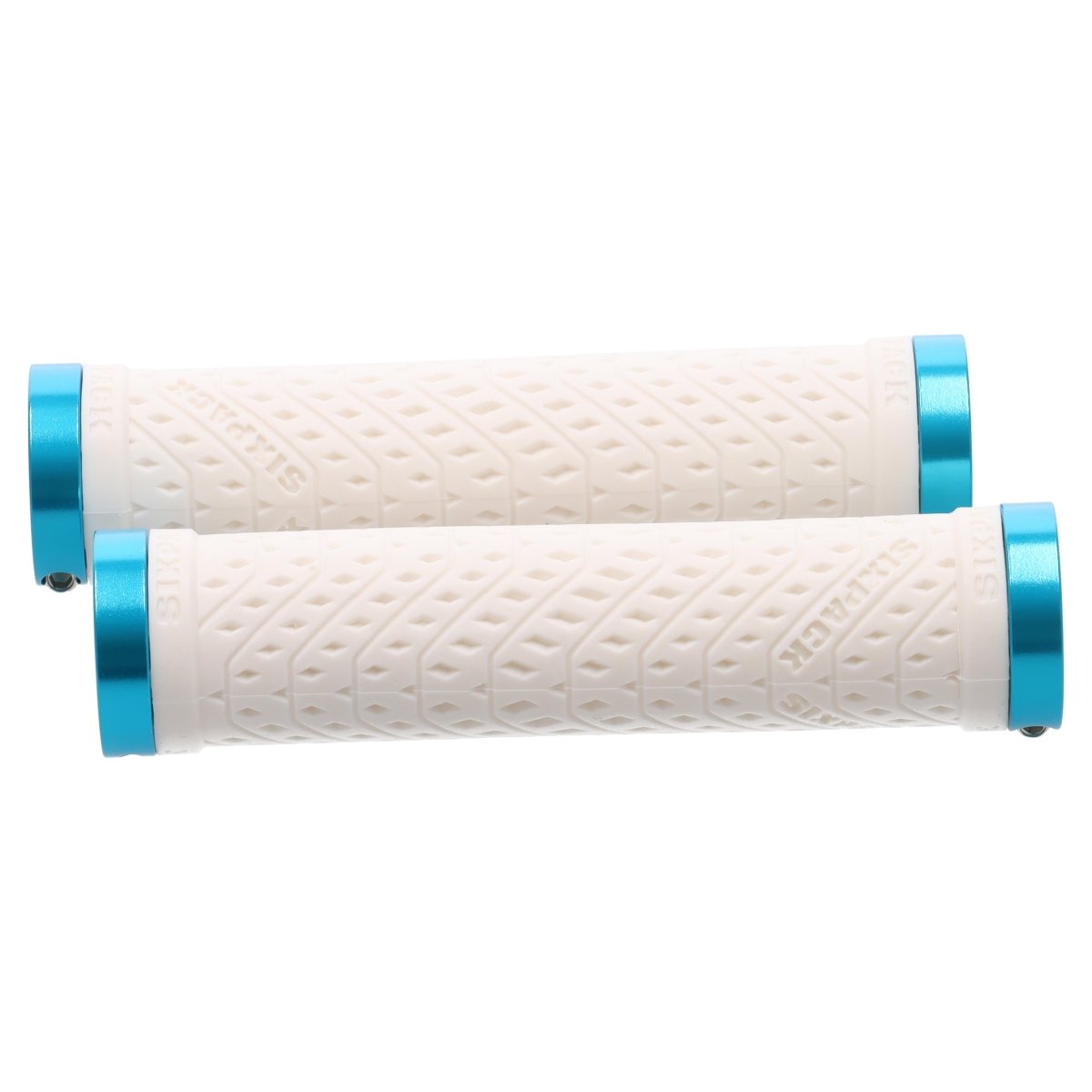 Sixpack K-Trix Lock-On Griffe | MTB | Weiß / Blau - RAAAD.de