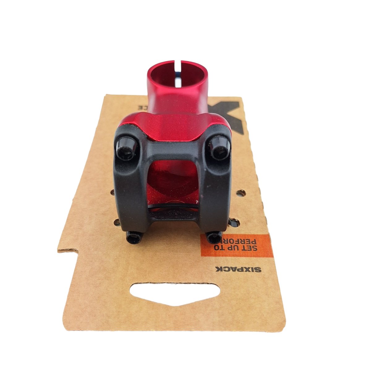 Sixpack Menace MTB Vorbau 31.8 mm Länge 70 mm rot - RAAAD.de