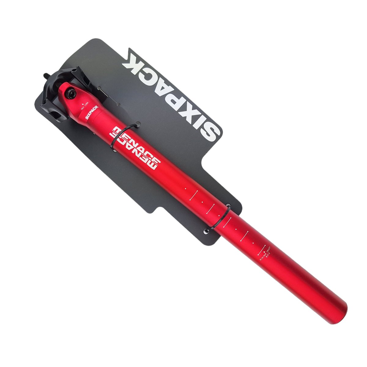 sixpack sattelstütze Sixpack Menace Sattelstütze 27.2x350 mm rot – RAAAD.de