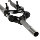 SR Suntour Federgabel CR7 Schnellspanner QR 28 Zoll Gewindeschaft 1 1/8 Zoll schwarz - RAAAD.de