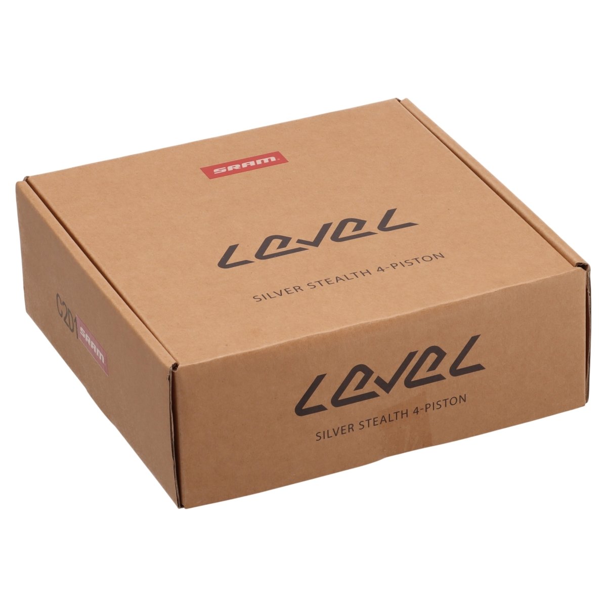 SRAM Level Silver Stealth 4-Kolben Scheibenbremse | vorne | 950 mm | Postmount | Matchmaker X - RAAAD.de