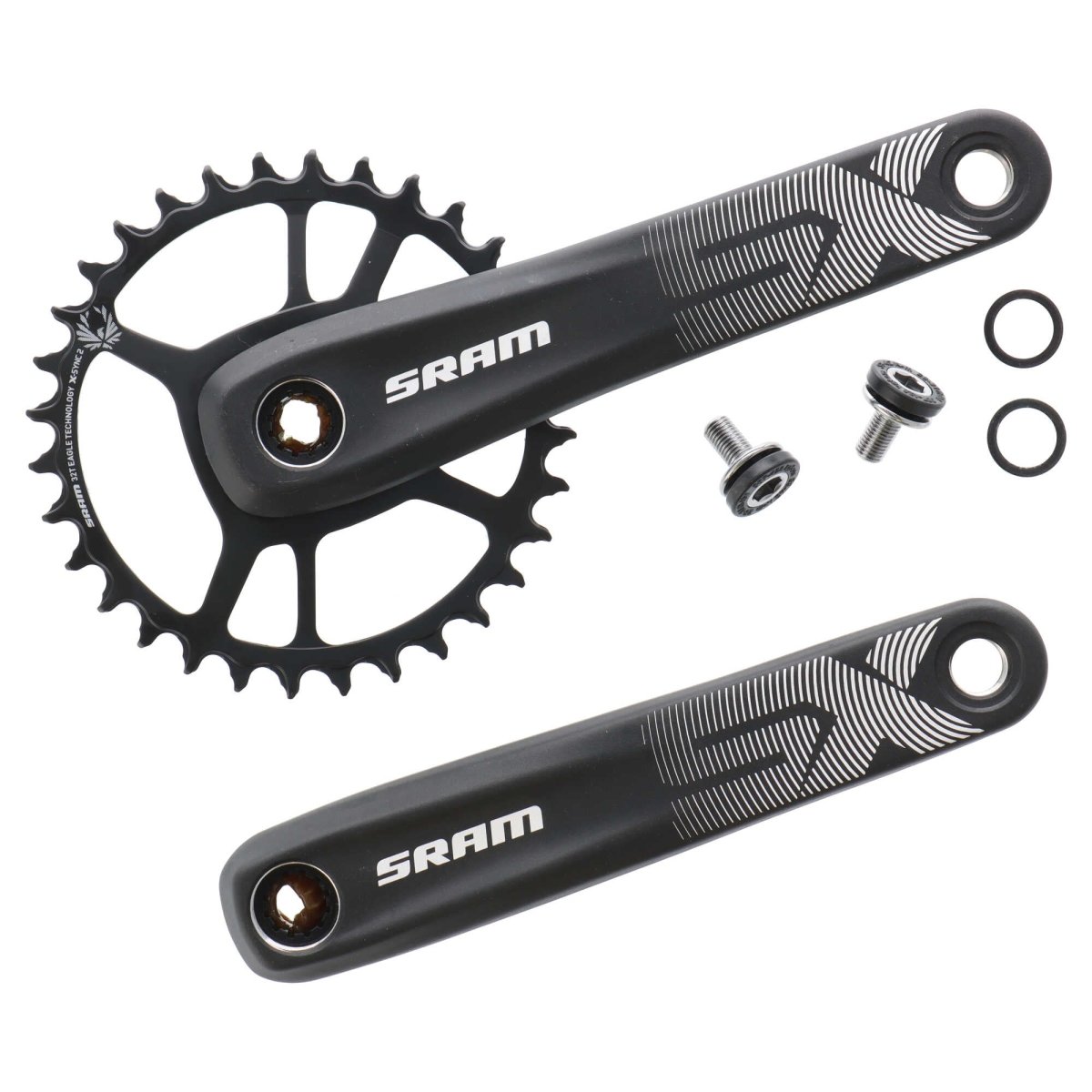 SRAM SX Eagle Powerspline Kurbel E - Bike 32 Zähne (12 - fach) - RAAAD.de