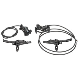 TRP Slate T4 HD-M806 Scheibenbremsen-Set | vorne & hinten | 4-Kolben | Postmount | schwarz | inkl. Bremsbeläge