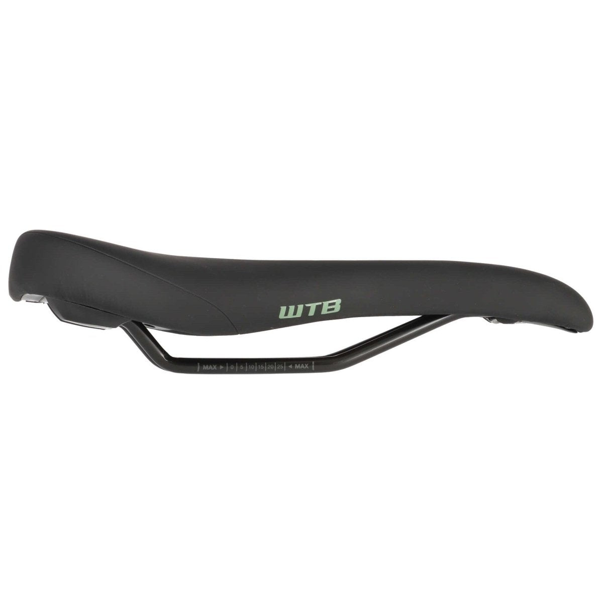 grüner fahrradsattel WTB Volt Sattel | Medium 145 mm | Steel Streben | schwarz-grün