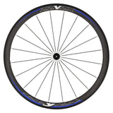 ZZYZX Carbon Laufradsatz Tubular 28" | Felgenbremsen | Schnellspanner | Shimano HG Freilauf | Schwarz Blau - RAAAD.de