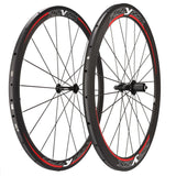 ZZYZX Carbon Laufradsatz Tubular 28" | Felgenbremsen | Schnellspanner | Shimano HG Freilauf | Schwarz Rot - RAAAD.de