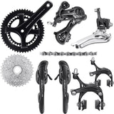 Campagnolo Centaur Gruppe Felgenbremsen 34/50T 172,5 mm (2x11-fach) - RAAAD.de