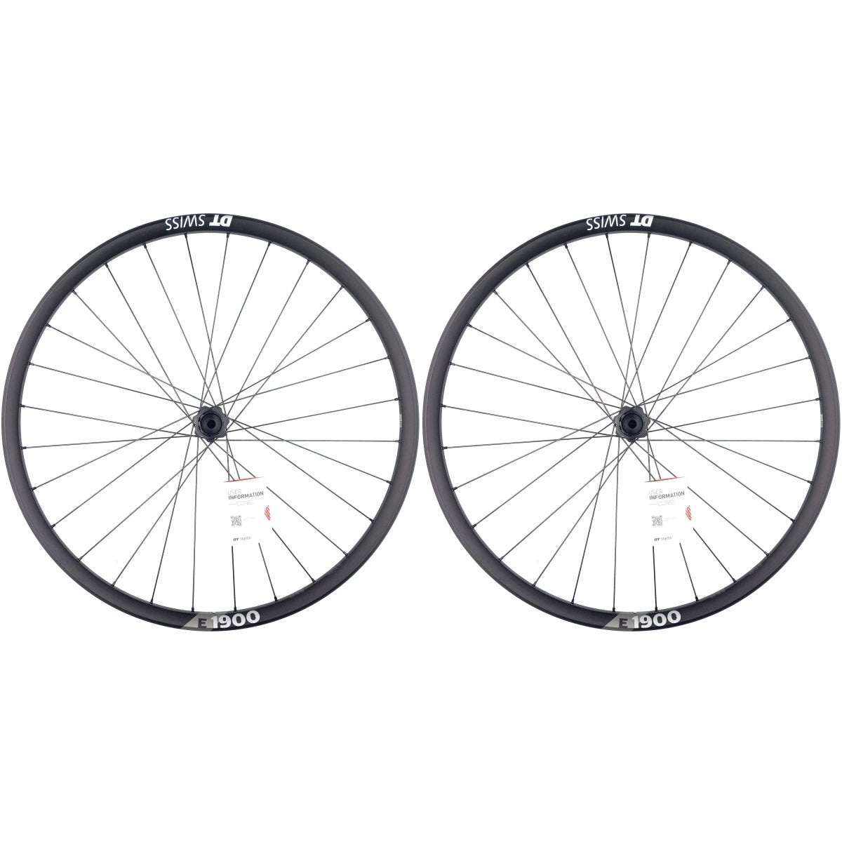 Inkl. 2 DT Swiss 6-Loch Adapter: DT Swiss Laufradsatz E 1900 Spline 30 29 Zoll Centerlock 15x100 mm / 12x142 mm - RAAAD.de