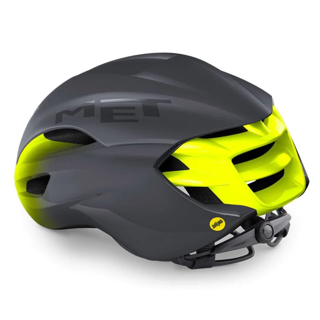 MET MANTA MIPS Helm Rennrad grau/gelb - RAAAD.de