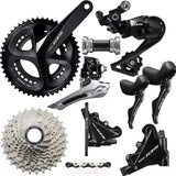 Shimano 105 R7020 Komplettgruppe Scheibenbremsen (2x11-fach) - RAAAD.de