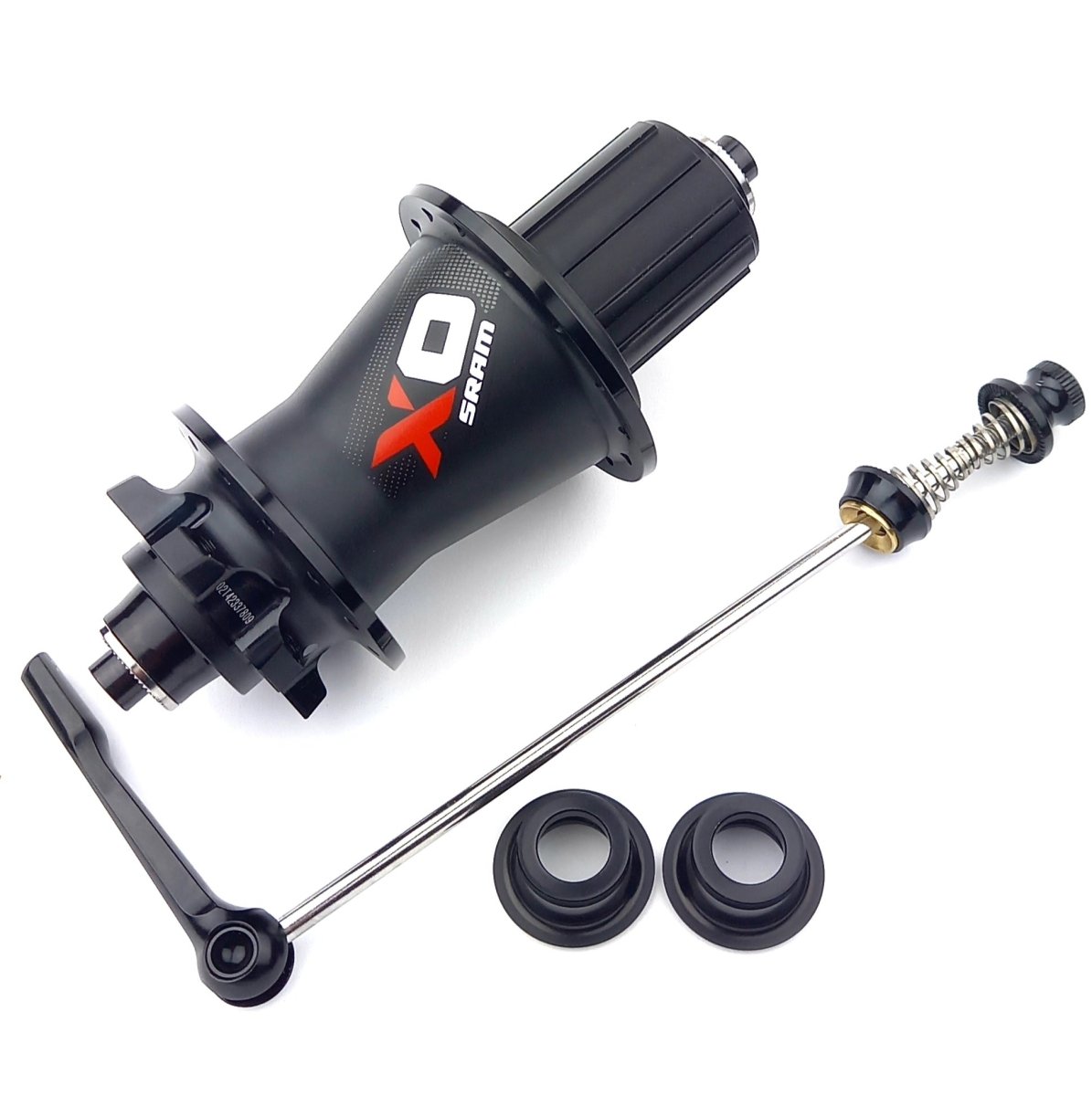 SRAM X0 Hinterradnabe 12x142 mm 6-Loch Shimano schwarz/rot - RAAAD.de