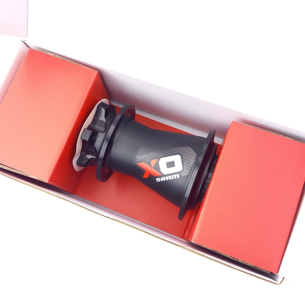 SRAM X0 Hub Boost 6-bolt 32h Shimano black/red – RAAAD.de