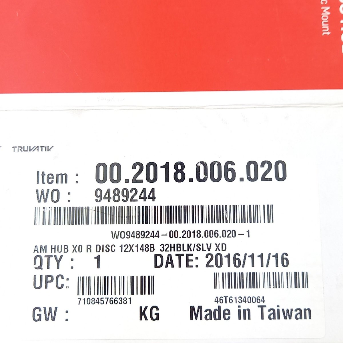 SRAM X0 Hinterradnabe 12x148 mm Boost 6-Loch 32 h SRAM XD schwarz - RAAAD.de