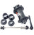 SRAM X0 Vorderradnabe QR / 15x100 / 20x110 mm 6-Loch 28 h schwarz rot - RAAAD.de